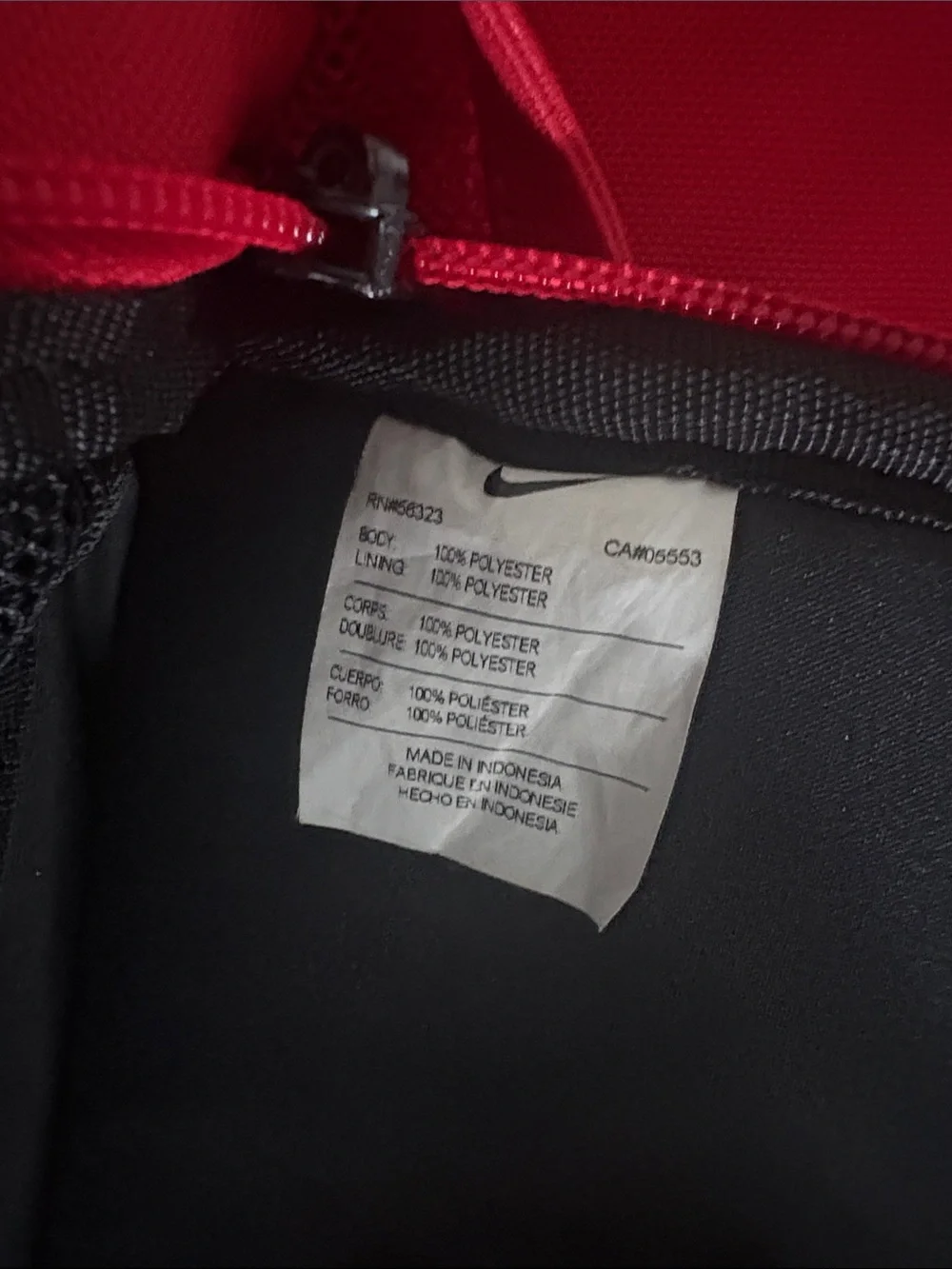 Nike Elite Red and Black Backpack